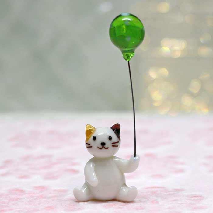 楽天市場】ガラス細工 酔っ払いな三毛猫(ビール) ネコ 猫 ねこ 三毛 三