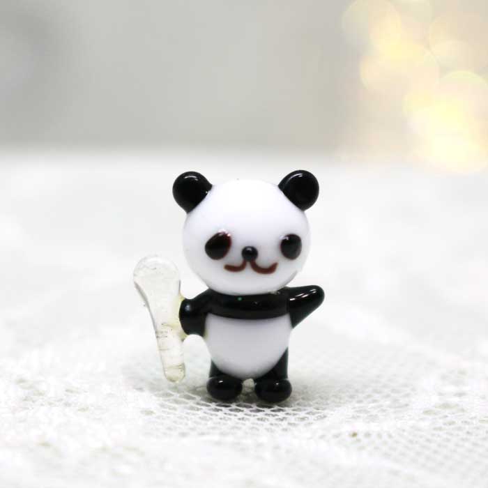 楽天市場】ガラス細工 パンダさん(立) パンダ ぱんだ 動物 森 林 緑