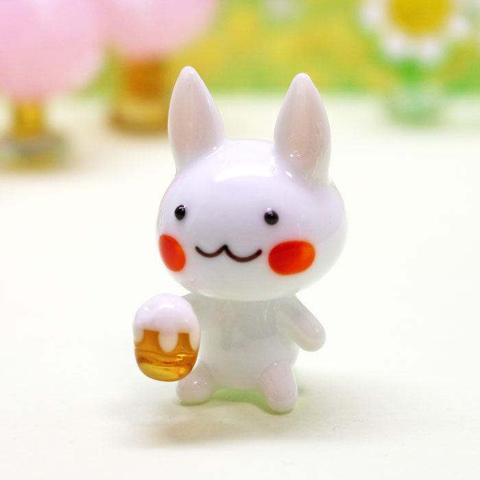 楽天市場】ガラス細工 酔っ払いな三毛猫(ビール) ネコ 猫 ねこ 三毛 三