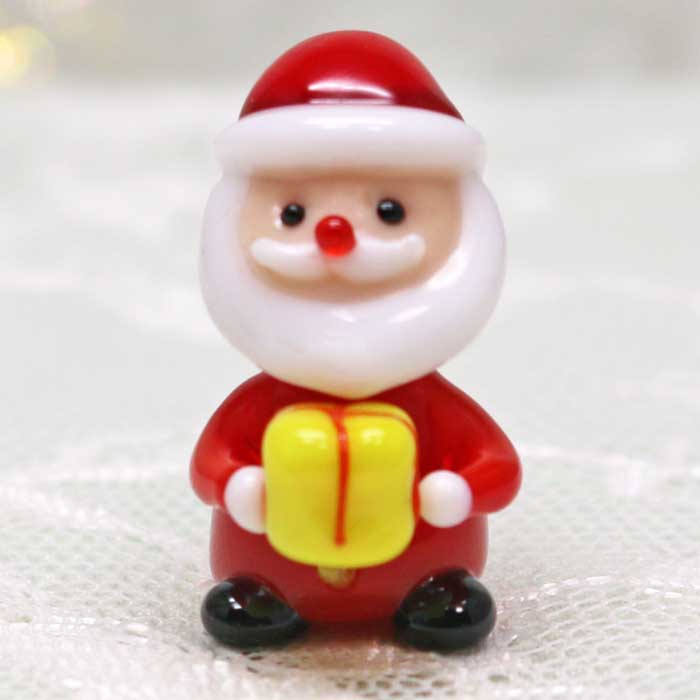 楽天市場】ガラス細工 ミニサンタA クリスマス サンタ サンタクロース