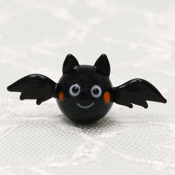 楽天市場】ガラス細工 ミニコウモリ君ハロウィン コウモリ ドラキュラ