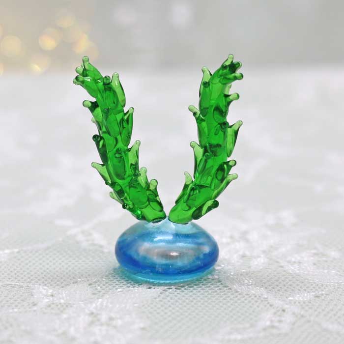楽天市場】ガラス細工 水草C(M) 水草 海藻 海草 かいそう みずくさ