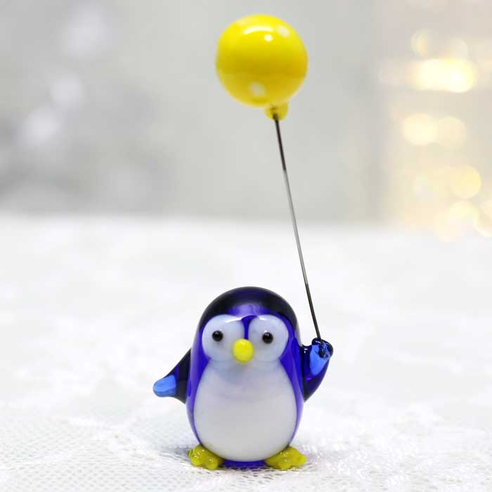 ガラス細工　氷山とペンギン ガラス細工 氷山とペンギン ガラス細工 氷山とペンギン