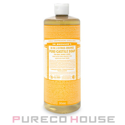 ドクターブロナー(Dr.Bronner's)マジックソープシトラス945ml（薄黄色）(レフィル)【メール便は使えません】