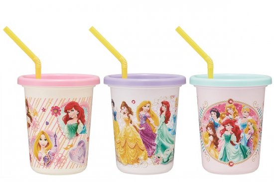 ピクニックセットa プリンセス スケーター 3ml ストロー付きタンブラー パーティ