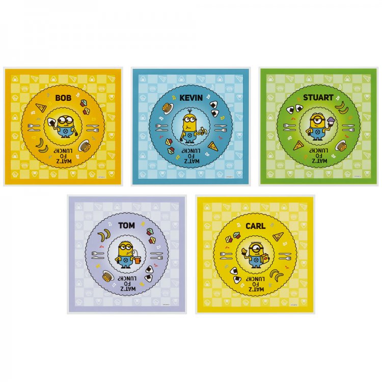 市場 おにぎりラップ 10枚入 ミニオン スケーター ミニオンズ 留めシール付