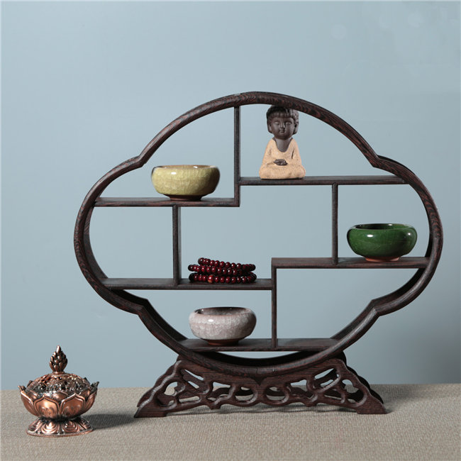 中国美術★飾り棚★花鳥画★和風★コーナーキャビネット 中国美術☆飾り棚☆花鳥画☆和風☆コーナーキャビネット