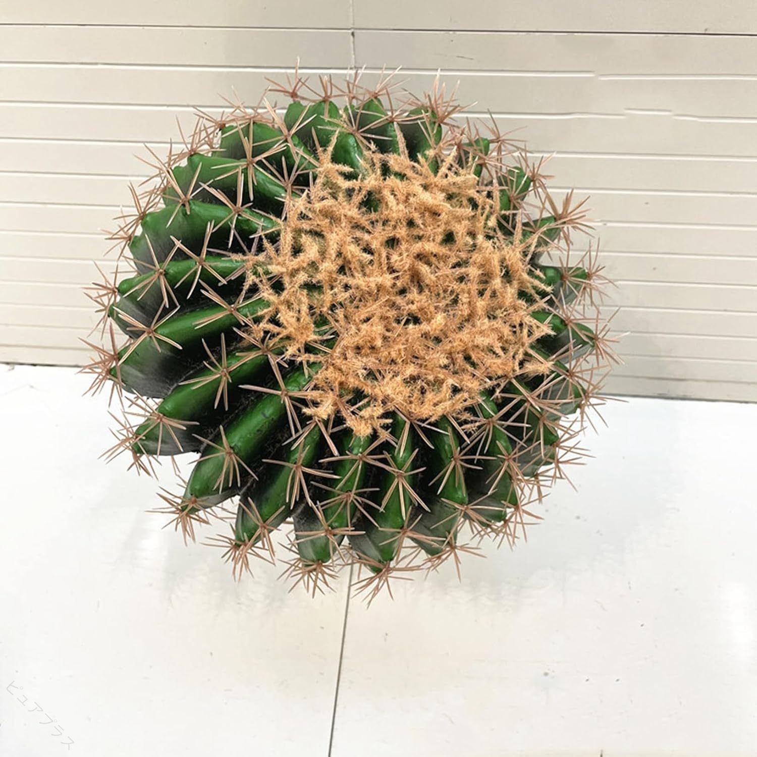 人工観葉植物 造花 球サボテン フェイクグリーン 砂漠風インテリア ガーデン雑貨 カフェ装飾 キッチン映え ベッドルーム彩り プレゼント 引っ越し祝い 結婚祝い 父の日 ギフト 枯れな|ピュアプラス