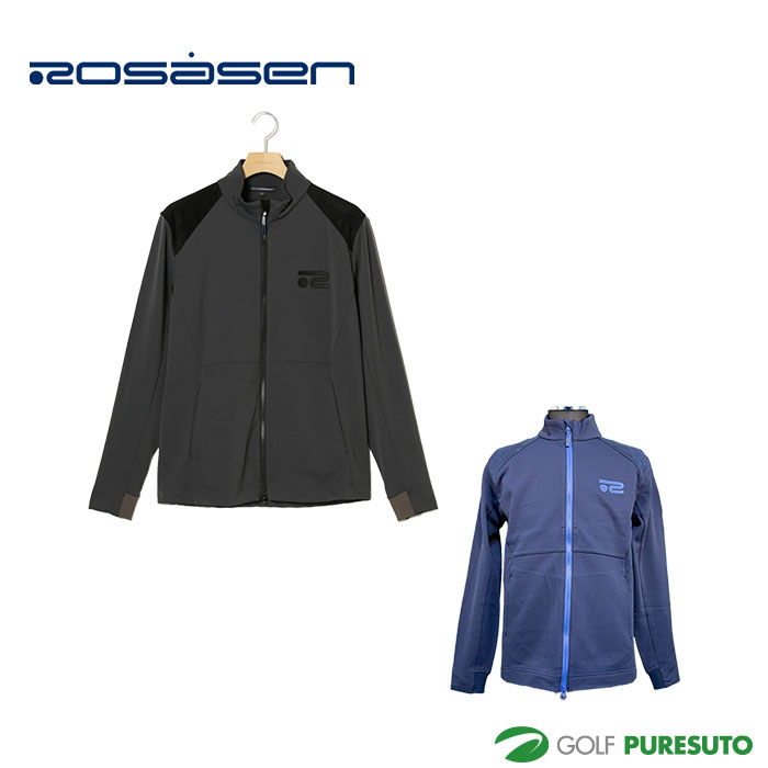 楽天市場】ロサーセン 長袖 フルジップブルゾン ニット×タフタ
