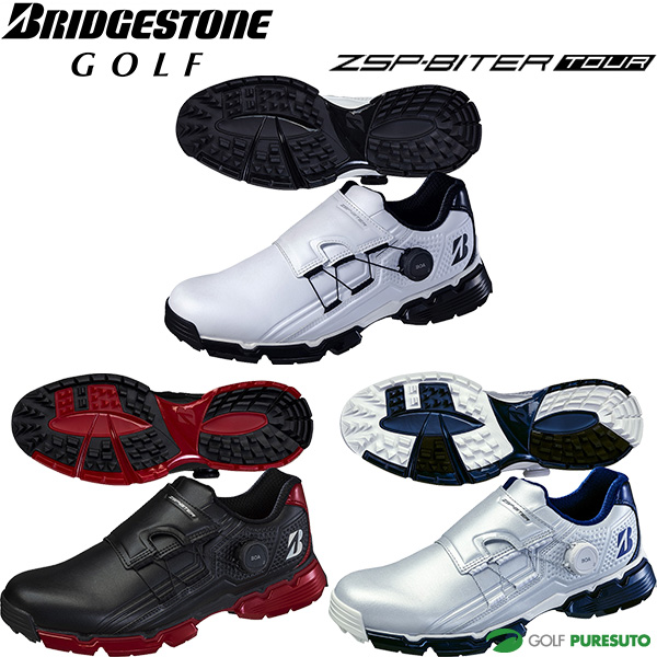 ブリヂストン SH2401 ゴルフシューズ BOAシステム BRIDGESTONE GOLF ブリヂストンゴルフ ゼロ・スパイク バイター