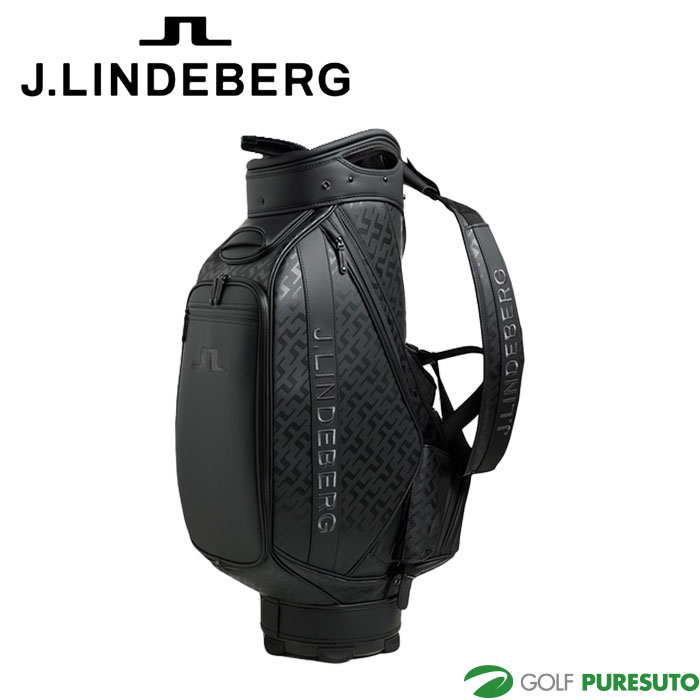 ジェイリンドバーグJLINDEBERG キャディバッグ 軽量 ブラック J.LINDEBERG ジェイ・リンドバーグ ゴルフ キャディバッグ 9