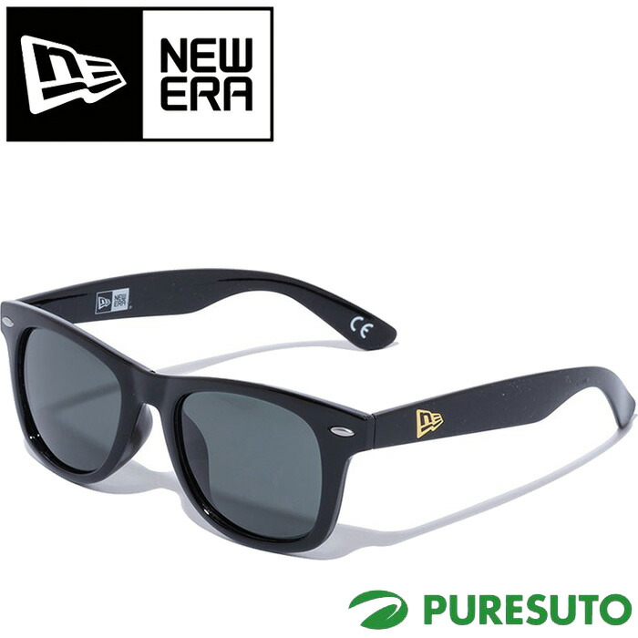 ニューエラ NEW ERA サングラス ウェリントン スクエアレンズ シャイニーブラックフレーム グリーングレーレンズ ユニセックス 14518153 2025年春夏モデル NEWERA アイウェア メンズ レディース カジュアル ゴルフ スポーツ タウンユース アウトドア