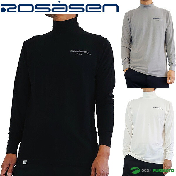 楽天市場】ロサーセン 長袖 モックネックシャツ ハーフジップシャツ