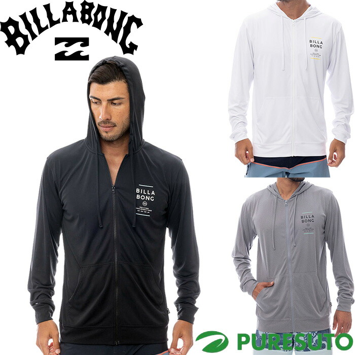 楽天市場】22 BILLABONG ビラボン ラッシュガード RASH ZIP HOOD 長袖