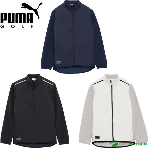 PUMA ゴルフジャケット 1948年ロゴ入り PUMA ゴルフジャケットアウター 1948年ロゴ入り 白 新品 - メルカリ