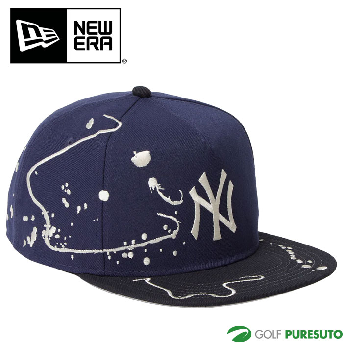 【最大2,000円OFFクーポン配布！4日20：00～10日 01：59限定！】 ニューエラ キャップ 5-Panel Square Visor Dripping ニューヨーク・ヤンキース 14668190 スポーツウェア 帽子 2025年秋冬モデル NEWERA
