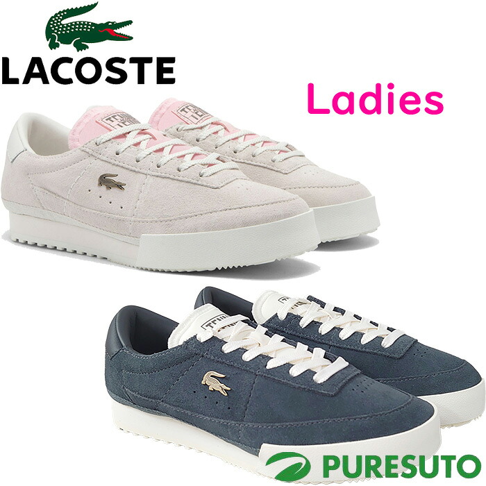 【レディース】ラコステ LACOSTE シューズ スニーカー コートスニーカー AURA 225 3 SFA 50SFA0158 靴 ローカット スポーツシューズ 2025年秋冬モデル 紐タイプ シューレース 女性用