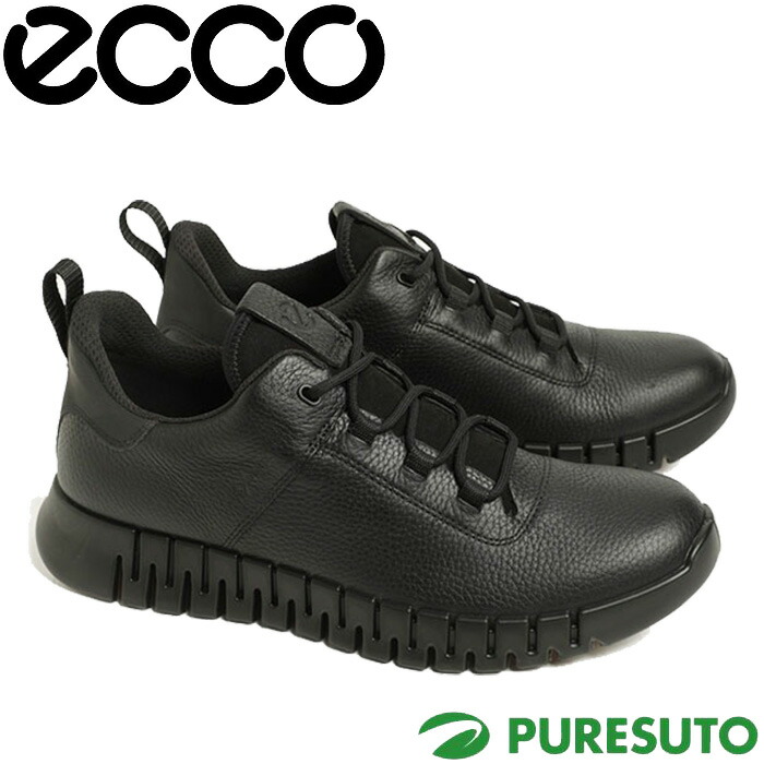 エコー ECCO スニーカー グルーヴ M メンズ 525204 01001 GRUUV M タウンユース 防水 レザー 靴