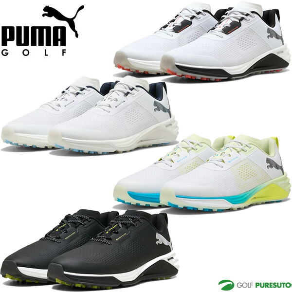 【お買い物マラソン！店内全品P5倍以上！14日 20：00～15日 23：59まで】 プーマ ゴルフ ゴルフシューズ シャドウキャット ニトロ 2.0 スパイクレスシューズ メンズ 312774 2026年春夏モデル PUMA GOLF Shadowcat NITRO 靴 紐タイプ シューレース