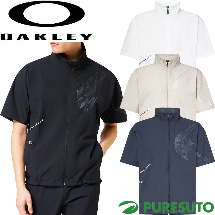 オークリー Oakley 半袖 フルジップ ジャケット エンハンス モビリティ半袖ジャケット 7.0 メンズ FOA408987 アウター トレーニングウェア スポーツウェア 2026年春夏モデル Enhance Mobility S／S Jacket 7.0 春夏ウェア