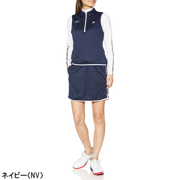レディース フィラゴルフ ノースリーブワンピース 長袖ショートインナー 751 401 セットアイテム ゴルフウェア septicin Com