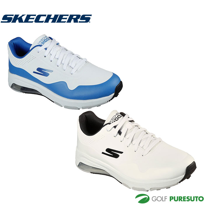 スケッチャーズ SKECHERS ゴルフシューズ GO GOLF SKECH-AIR-DOS EEE相当 スパイクレス 紐タイプ 214015