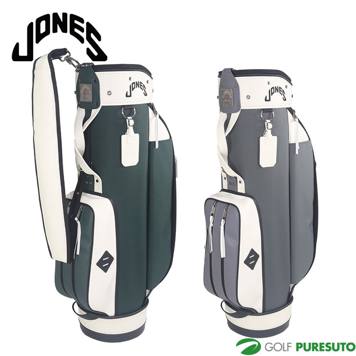 【超美品】JONES キャディバッグ ブラック/ホワイト ライダー RIDER 美品】JONES キャディバッグ ブラック/ホワイト ライダー RIDER