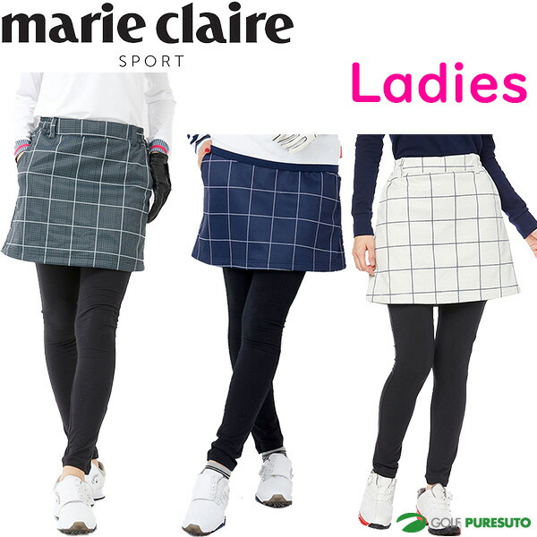 Ｍサイズ　　マリクレールゴルフスポーツレギンススカート　marieclaile