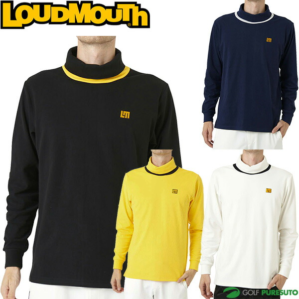 ラウンドマウス☆トータルネックシャツ 楽天市場】ラウドマウス LOUDMOUTH ゴルフウェア 長袖シャツ