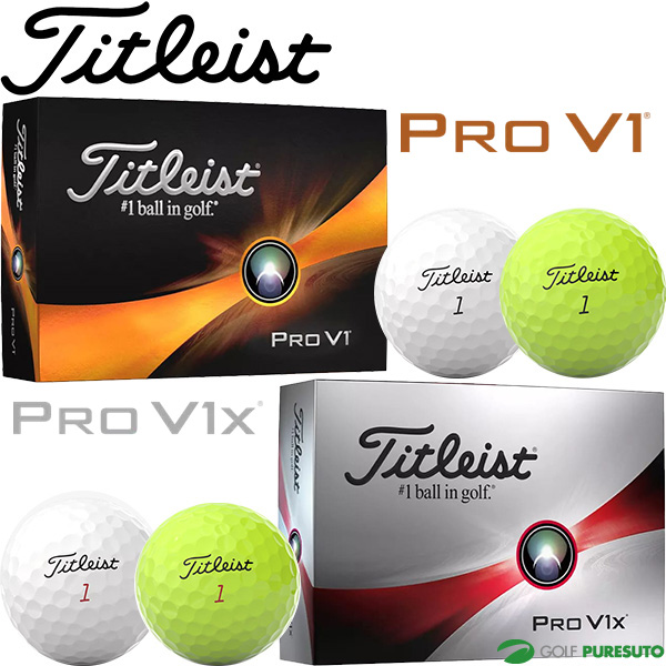 タイトリスト PRO V1X 21 ゴルフボール 3ダース(36球入)-