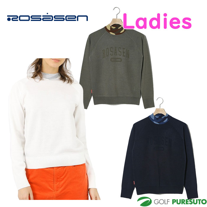新品未使用　16000円　Rosasen ストライプ セーター M 楽天市場】【セール】Rosasen ロサーセン レディース ゴルフ
