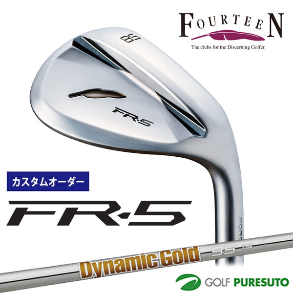 【お買い物マラソン！店内全品P5倍以上！25日 0：00～26日 01：59まで】 【カスタムオーダー】フォーティーン FR-5 ウェッジ パールサテン仕上げ ウェッジ Dynamic Gold 95 スチールシャフト フォーティーンオリジナルグリップ[FOURTEEN エフアールファイブ]【■Kag■】｜ゴルフ　プレスト