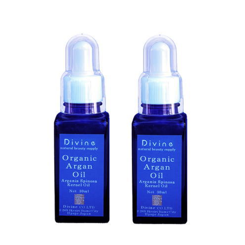 ディバイン 油絵の具 30ml×2本仕掛ける（オーガニック アルガンオイル）髪の毛世話をする 頭皮 草木油 ノンケイ素樹脂 美容・コスメ・香水-ヘアケア・スタイリング-ヘアオイル