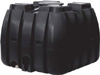 【貨物輸送無料】【スイコー】 貯水槽 SLT貯蔵タンク(スーパーローリータンク) ２０００L [SLT-２０００] 【black】