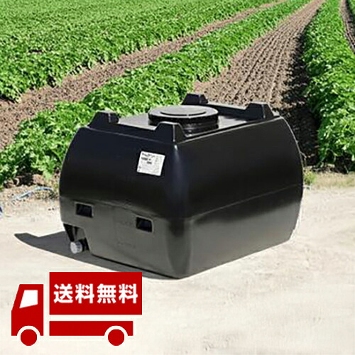 貯水タンクホームローリー ５００Ｌ 黒色（雨水タンク）【送料無料】【貯水槽 貯水タンク】【スイコー】 ウォータータンク タンク ホームローリータンク 雨水貯留タンク 水タンク 家庭 家庭用 丈夫 衝撃 水 節水 貯水 雨水 農業用 防災 防災グッズ｜クリア・プロ　店