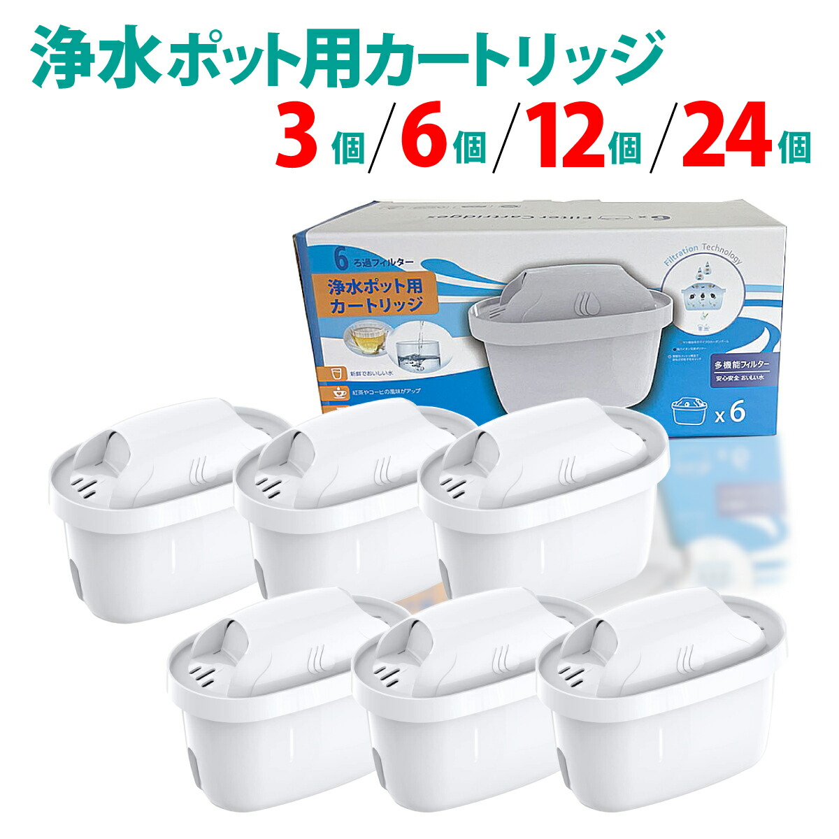 楽天市場】並行輸入品 Brita ブリタ カートリッジ マクストラ プロ 6個