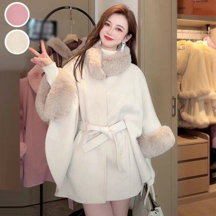 ベルト付きマントコート♡BEIGE♡Fサイズ r8u14001035_1.jpg