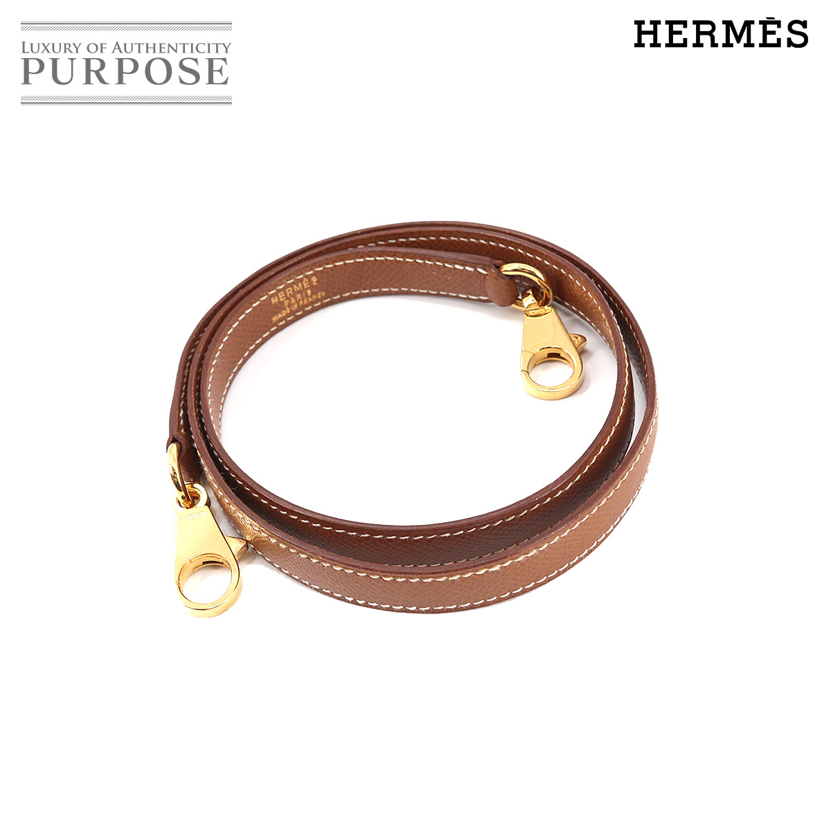 エルメス HERMES ケリー ボリード 肩肉 同盟罷工一回り クシュベル ゴールド 赤銅色 Shoulder Strap 【中古】