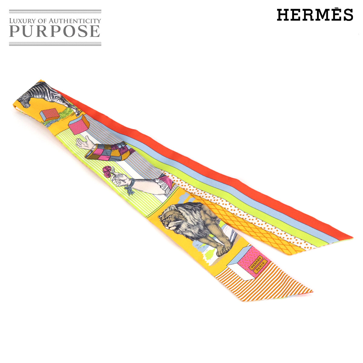 エルメス HERMES ツイリー スカーフ Grand Theatre Nouveau グラン