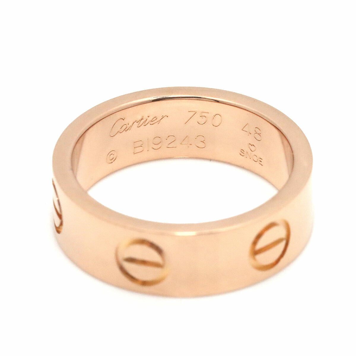 最大5000円OFFクーポン Cartier カルティエ K18PG 750 ピンクゴールド ...