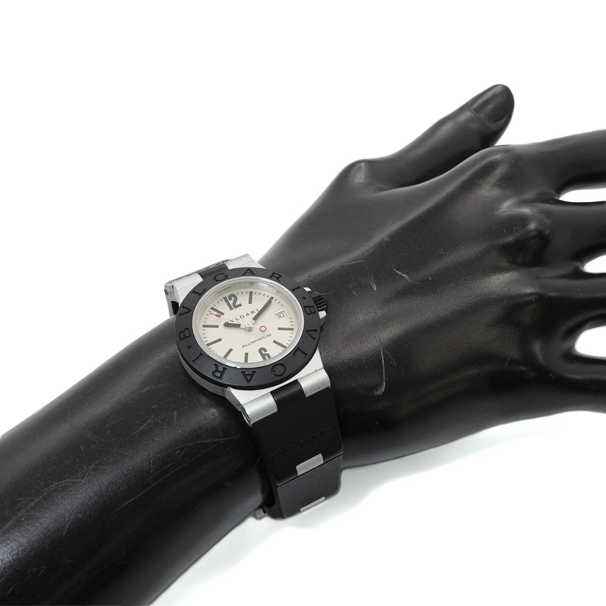 ブルガリ BVLGARI アルミニウム レディース デイト AL29A ウォッチ