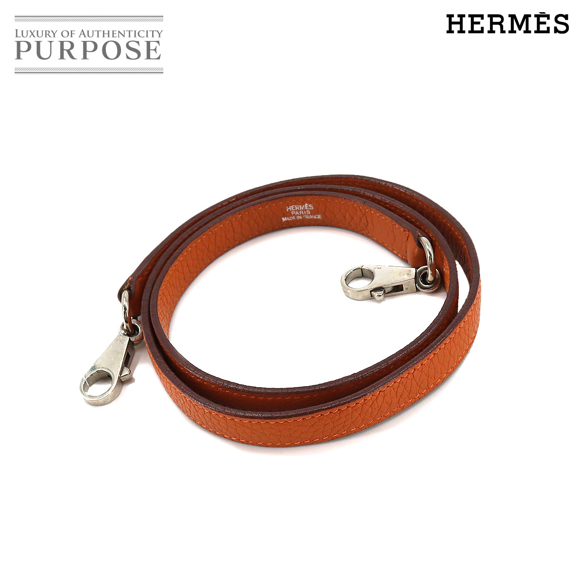 エルメス HERMES ケリー ボリード 肩肉 同盟罷工一回り トリヨンクレマンス ポティロン しろがね色 金具 Shoulder Strap 【中古】