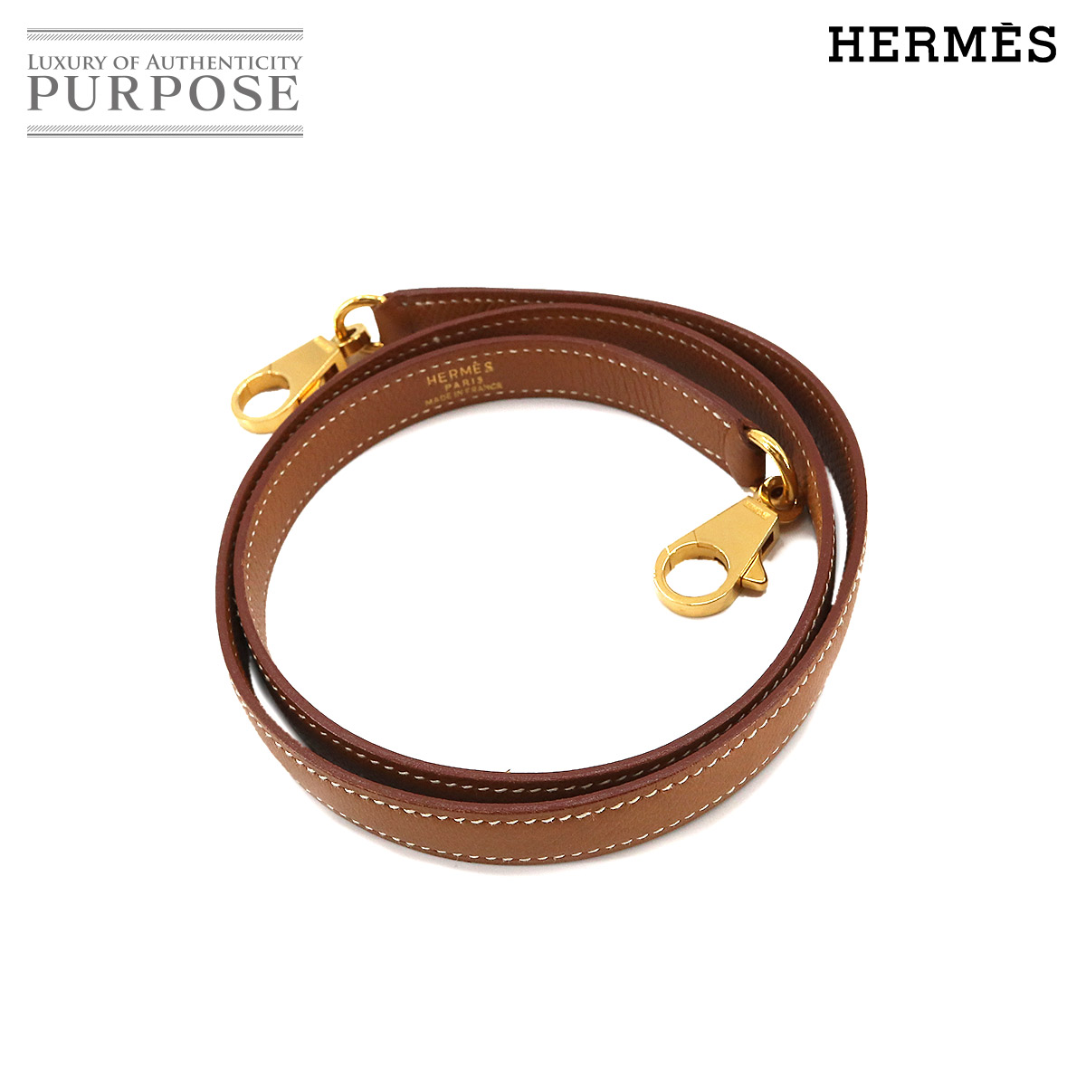 HERMES - エルメス HERMES ショルダーストラップ ケリー用 ボリード用 バレニア ゴールド ゴールド ユニセックス 送料無料【中古】 z4267 90195480-01.jpg