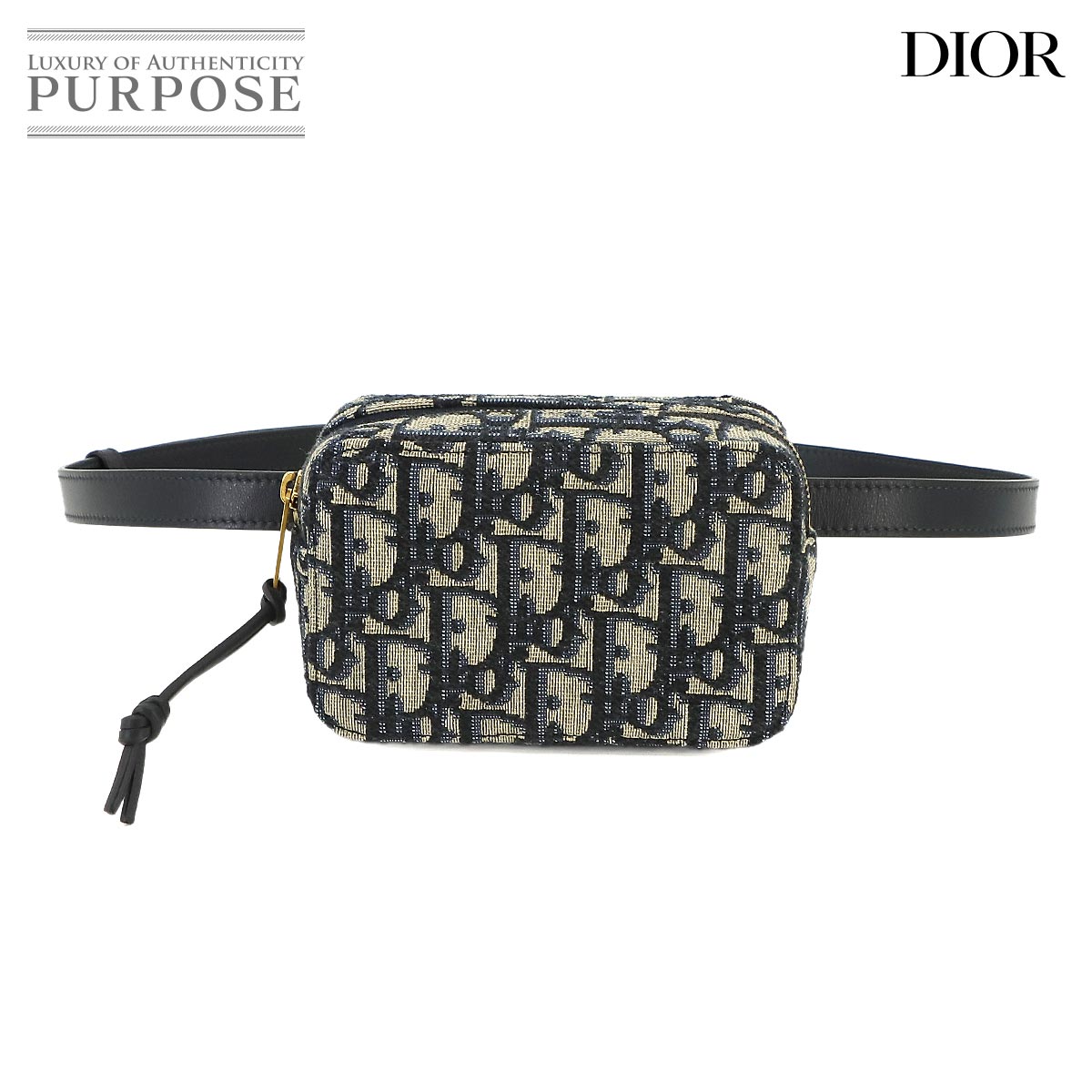 【楽天市場】【未使用 展示品】 クリスチャン ディオール Chiristian Dior オブリーク ウエストバッグ ボディバッグ キャンバス