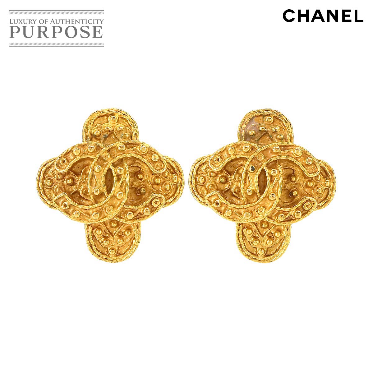 CHANEL ヴィンテージ イヤリング 【ランク：AB】 楽天市場】中古 シャネル 小物 イヤリング ABランク