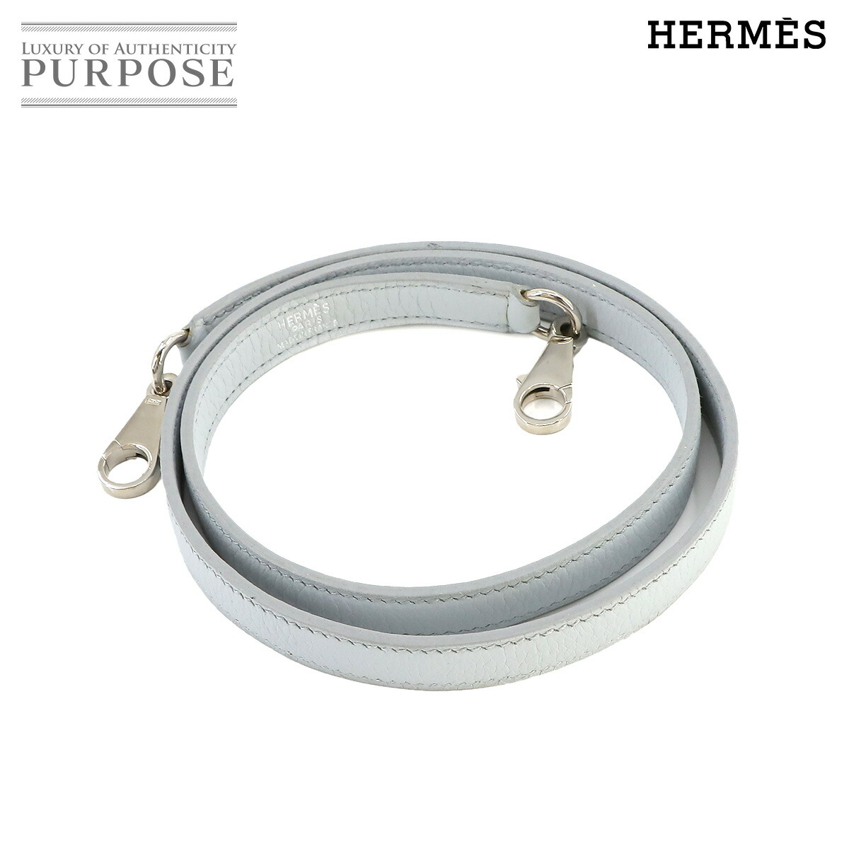 エルメス HERMES ケリー ボリード 肩肉 同盟罷工一回り トリヨンクレマンス 点火装置青碧 しろがね色 金具 Shoulder strap 【中古】