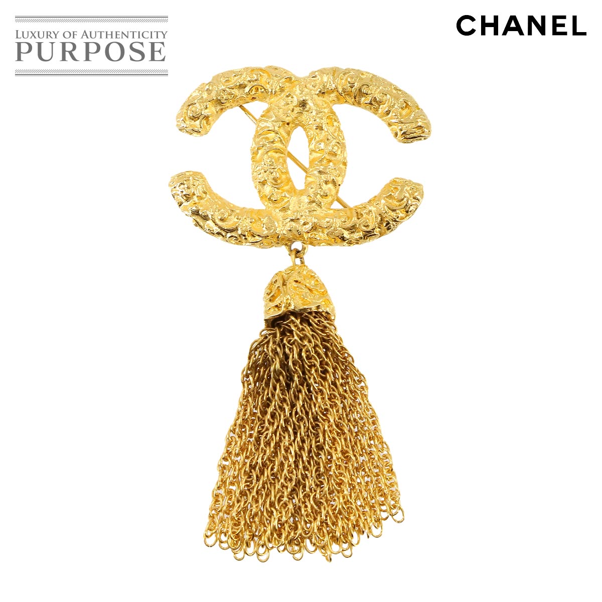 楽天市場】シャネル CHANEL ココマーク ブローチ ラウンド型