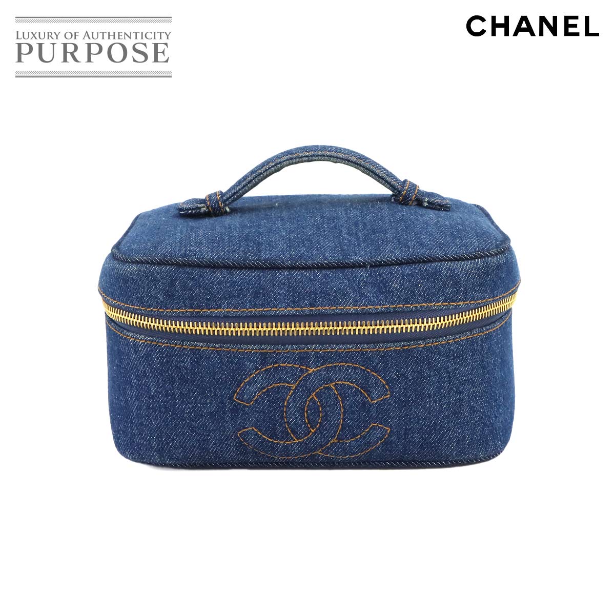 【デニムがお洒落☆】CHANEL ヴァニティバッグ CHANEL - シャネル CHANEL デニムバニティ バックの通販 by shop