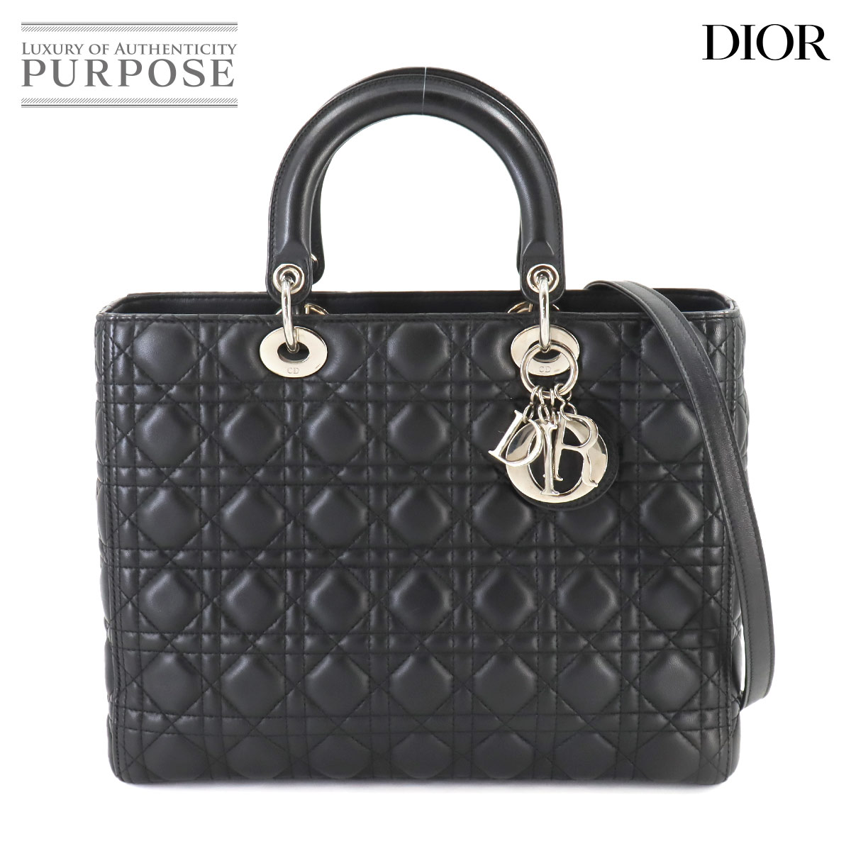 Christian Dior レディディオール　ヴィンテージバッグ 90243389-01.jpg