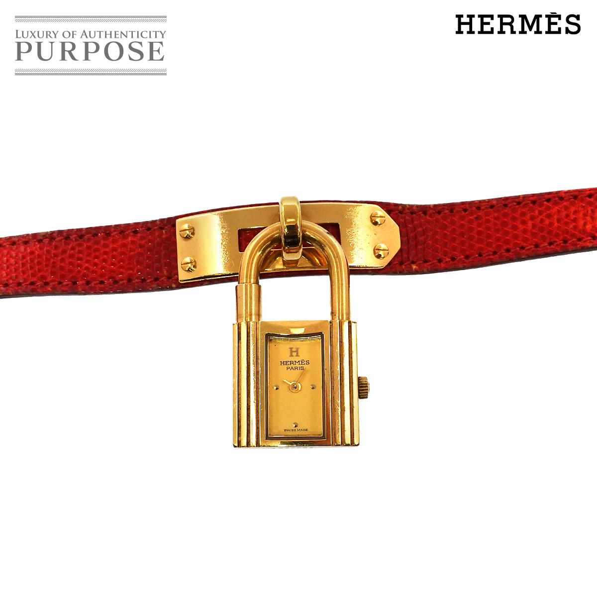 エルメス ケリーウォッチ レッドゴールド 新品未使用 楽天市場】エルメス HERMES ケリーウォッチ ヴィンテージ